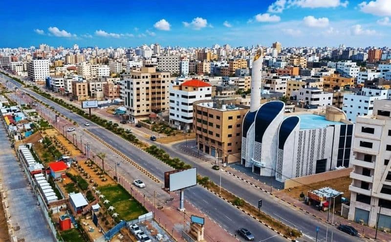 A thriving Palestinian city before the war